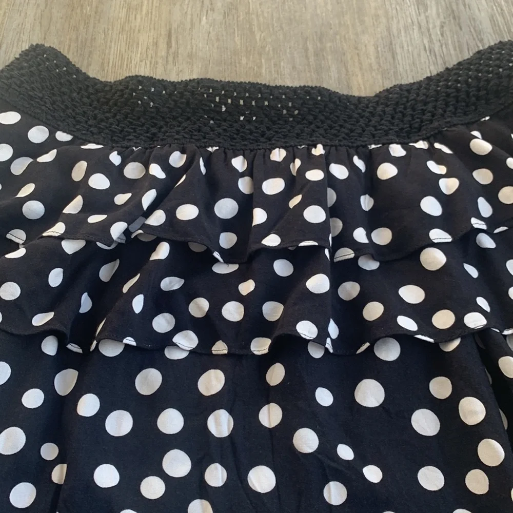 Off the shoulder polka dot dress - Picture 2 of 5